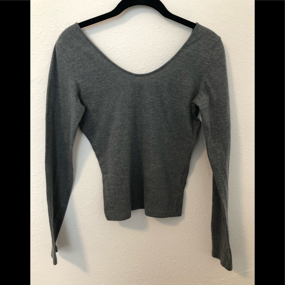 Express long sleeve crop top